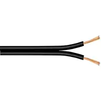 MaxTrack Luidspreker kabel (CCA) - 2x 0,75mm² / zwart - 100 meter