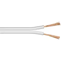 MaxTrack Luidspreker kabel (CCA) - 2x 4,00mm² / wit - 50 meter