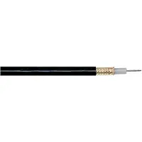 MaxTrack RG216/U 75 Ohm coaxkabel op rol voor binnen / zwart - 100 meter
