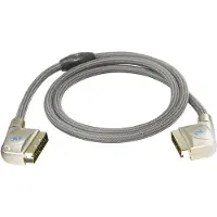 MaxTrack Big High-End 21-pins Scart kabel / nylon - 0,75 meter