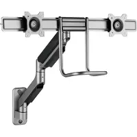 My Wall HL 53 L Wandbeugel voor monitor Aantal monteerbare displays: 1 Display(s) 43,2 cm (17) - 81,3 cm (32) Zilver Zwenkbaar, Draaibaar