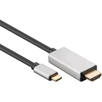 Goobay USB-C naar HDMI 8K 30Hz / 4K 120Hz kabel / aluminium - 2 meter