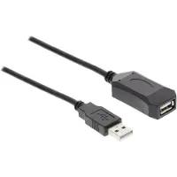 S-Impuls Actieve USB naar USB verlengkabel - USB2.0 - tot 0,5A - 20 meter