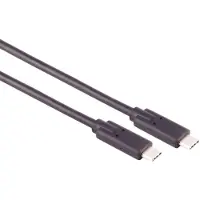 S-Impuls USB-C naar USB-C kabel - USB4 (tot 20 Gbit/s) - PD3.1 tot 240W - video tot 8K 60Hz / zwart - 1,5 meter