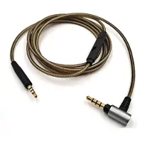 Dolphix Premium haakse audiokabel met control talk voor o.a. Bose On-Ear 2, 700, QuietComfort 25, 35, 45 en Ultra - 1,2 meter