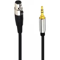 Dolphix Mini XLR (v) - 3,5mm Jack (m) audiokabel - 0,50 meter