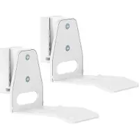 My Wall HS41WL Wandbeugel voor luidspreker Kantelbaar, Draaibaar Wit 2 stuk(s)