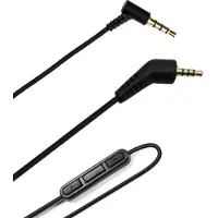 Dolphix Audiokabel met control talk voor Bose QuietComfort 3 (QC3) hoofdtelefoon - 1,2 meter