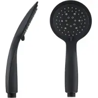 Rousseau Douchekop Rousseau Hebe Mat zwart ABS 5 Posities
