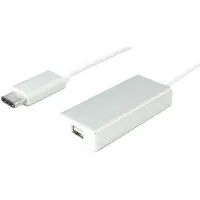 Dolphix USB-C naar Mini DisplayPort adapter (4K 60 Hz) / wit - 0,10 meter