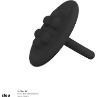 Clou Wash Me waterstop, zwart siliconen