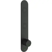 Hotbath Douchethermostaat Cobber Inbouw 2 Pushbuttons Mat Zwart (excl. inbouwdeel)