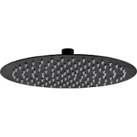 Aloni ronde hoofddouche 30 mat zwart