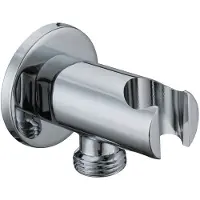 Creavit Aloni handdouchehouder met aansluiting chroom