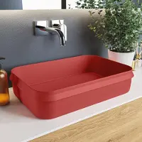 Mondiaz arvo waskom solid surface 55 cm kleur fire /fire
