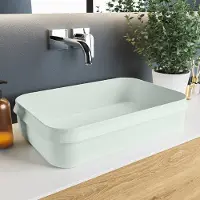 Mondiaz arvo waskom solid surface 55 cm kleur greey /greey
