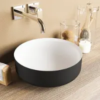 Mondiaz COSS Waskom solid surface 36cm kleur Urban / Talc
