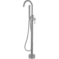 Best design Vrijstaande badmengkraan ore 120 cm met handdouche rvs 304