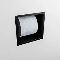 Mondiaz easy toiletrolhouder cube 160 solid surface 16x16 cm kleur urban. Geschikt voor op en inbouw.