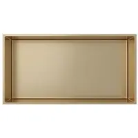 Creavit Aloni inbouwnis 30x60x10 geborsteld goud