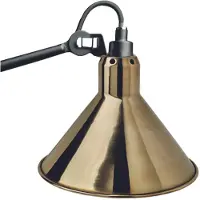 DCW éditions Gras n°411 Vloerlamp Brass | Conical
