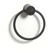 Aquanova Handdoekring Nero Black