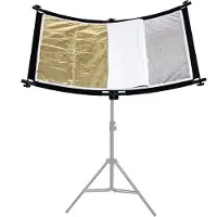 Caruba Curved Face Reflector Pro Kit - 110cm x 60cm (incl. uitbreidingsset)