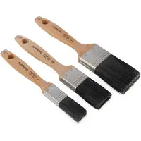 Copenhagen Pro kwastenset - platte kwast - maat 1-1,5-2 - synthetisch haar - 3-delig - FSC houten steel - 23.900.04