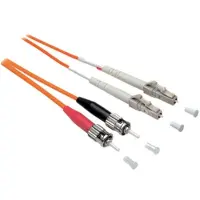 EECONN LC - ST Duplex Optical Fiber Patch kabel - Multi Mode OM2 - oranje / LSZH - 45 meter