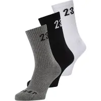 Jordan Sportsokken 'Essential' grijs gemêleerd / zwart / wit