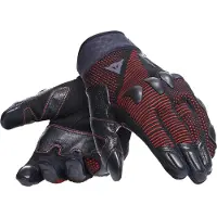 Dainese Unruly Ergo-Tek Zwart Fluo Rood Handschoenen Maat M