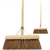 Synx Tools Coco binnenBezem met steel 130cm | Zaalbezem 30cm - zaalveger