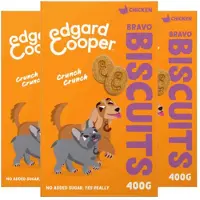 Edgard & Cooper 3x Adult Biscuit Kip 400 Gr