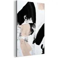 MuchoWow Wanddecoratie Metaal - Aluminium Schilderij Industrieel - Verf - Abstract - Design - 120x180 cm - Dibond - Foto op aluminium - Industriële muurdecoratie - Voor de woonkamer/slaapkamer