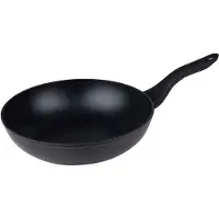 Alpina aluminium wokpan - 28,5 cm, zwart