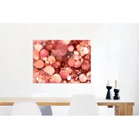 MuchoWow Wanddecoratie Metaal - Aluminium Schilderij Industrieel - Abstract - Glitter - Roze - Luxe - 80x60 cm - Dibond - Foto op aluminium - Industriële muurdecoratie - Voor de woonkamer/slaapkamer