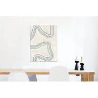 MuchoWow Wanddecoratie Metaal - Aluminium Schilderij Industrieel - Lijn - Abstract - Design - 60x80 cm - Dibond - Foto op aluminium - Industriële muurdecoratie - Voor de woonkamer/slaapkamer