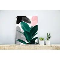 MuchoWow Wanddecoratie Metaal - Aluminium Schilderij Industrieel - Planten - Groen - Natuur - Bladeren - 30x40 cm - Dibond - Foto op aluminium - Industriële muurdecoratie - Voor de woonkamer/slaapkamer