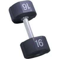 Lifemaxx Ronde PU Dumbbell - Per Stuk - 16 kg