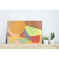 MuchoWow Wanddecoratie Metaal - Aluminium Schilderij Industrieel - Abstract - Kunst - Regenboog - Pastel - 30x20 cm - Dibond - Foto op aluminium - Industriële muurdecoratie - Voor de woonkamer/slaapkamer
