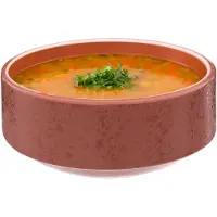 Secret De Gourmet Soepkommen/serveer schaaltjes - Loft - keramiek - D15 x H7 cm - terracotta - Stapelbaar