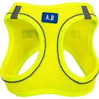 Animal Boulevard Ab32210 - Hals- En Leibanden - Hond - Ab Air-mesh Comfortharnas Geel-s 4-7kg - Maat: S 4-7kg