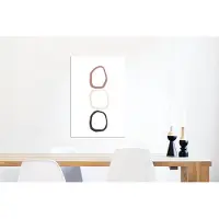 MuchoWow Wanddecoratie Metaal - Aluminium Schilderij Industrieel - Minimalisme - Geometrische vormen - Pastel - 60x90 cm - Dibond - Foto op aluminium - Industriële muurdecoratie - Voor de woonkamer/slaapkamer
