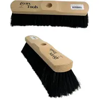 Synx Tools Binnenbezem Paardenhaar 29cm|Zachte Bezems|Zonder Steel|Bezems|Kamerveger|Zaalveger