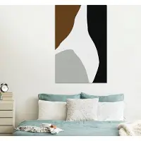 MuchoWow Wanddecoratie Metaal - Aluminium Schilderij Industrieel - Minimalisme - Design - Vormen - 100x150 cm - Dibond - Foto op aluminium - Industriële muurdecoratie - Voor de woonkamer/slaapkamer