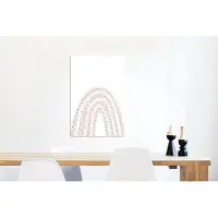 MuchoWow Wanddecoratie Metaal - Aluminium Schilderij Industrieel - Regenboog - Stippen - Pastel - 60x90 cm - Dibond - Foto op aluminium - Industriële muurdecoratie - Voor de woonkamer/slaapkamer