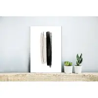 MuchoWow Wanddecoratie Metaal - Aluminium Schilderij Industrieel - Lijn - Design - Pastel - 20x30 cm - Dibond - Foto op aluminium - Industriële muurdecoratie - Voor de woonkamer/slaapkamer