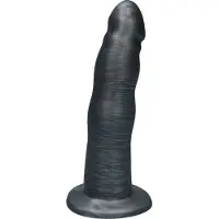 Ylva & Dite Black Grey Siliconen Strapon - 16-20 cm van Ylva & Dite