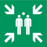 ARBO centrum Verzamelplaats pictogram