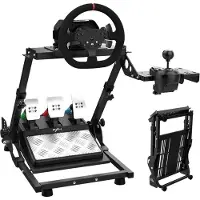 PXN - A10 - Wheel Stand Pro Versie - Racestuur standaard - Inklapbaar - Zwart - Geschikt voor Logitec - - Fanatec - Thrustmaster - In Hoogte Verstelbaar